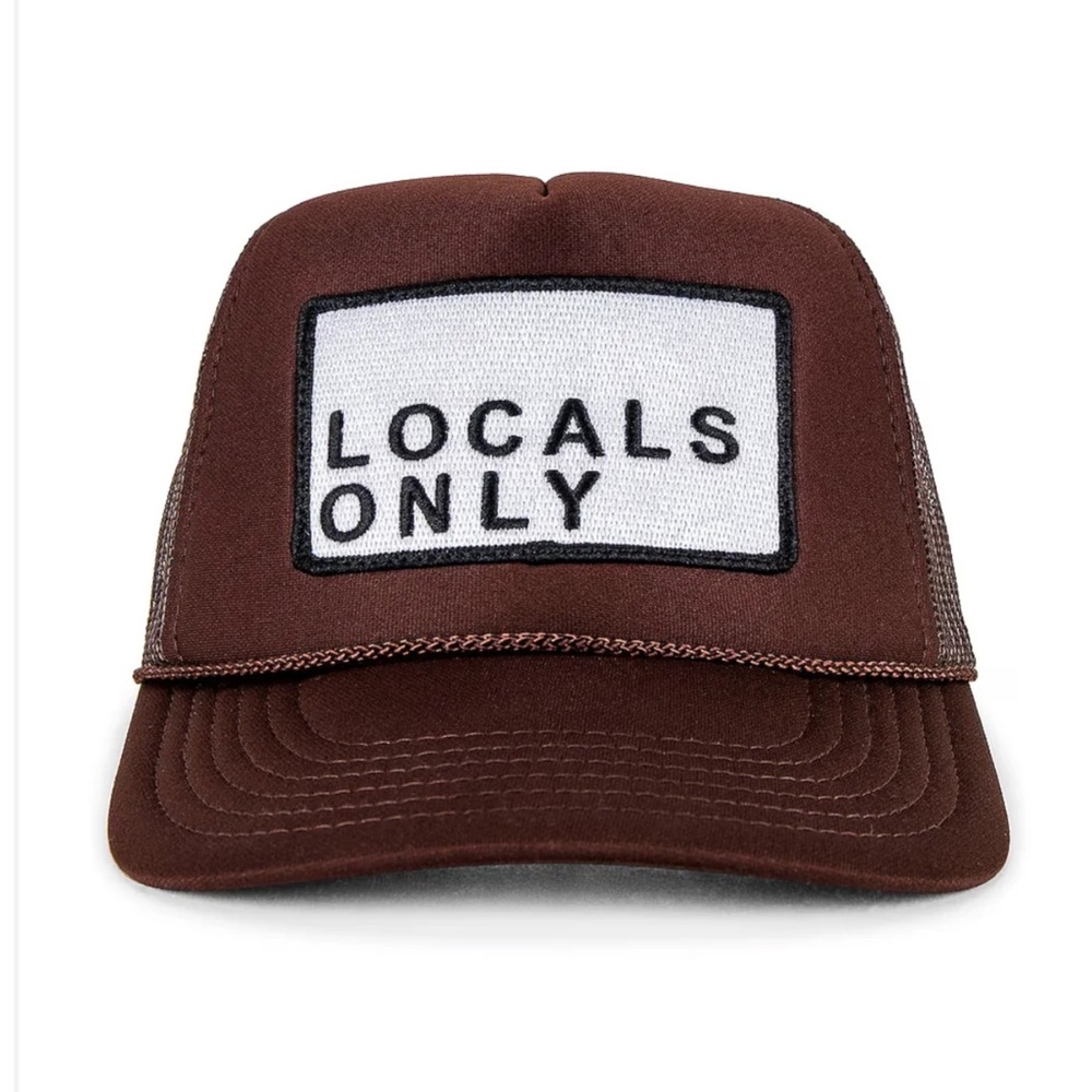 Friday Feelin “Locals Only” Hat in Brown
